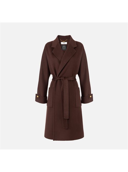 Cappotto in panno di misto lana double ELISABETTA FRANCHI | CP68D56E2/EA3